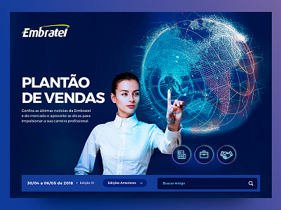 Plantão de Vendas future global iot landing landing page news technology telecommunication ui user experience user interface ux website