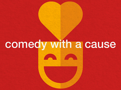 "Comedy With a Cause": Charity Show Logo charity clean comedy logo minimal simple