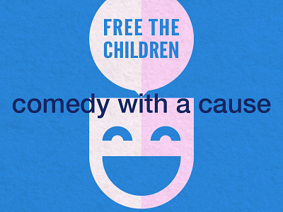 "Comedy With a Cause": Alt. Charity Show Logo charity clean comedy logo minimal simple