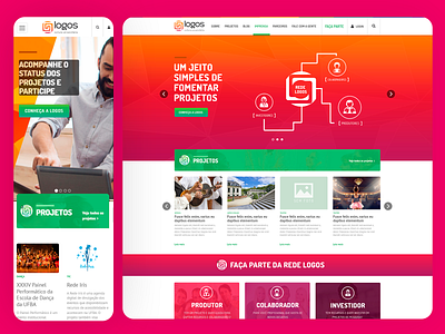 Logos UFBA Responsive Website - 2015