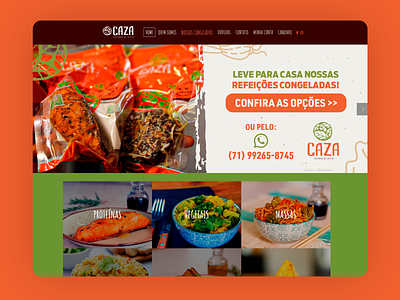 Caza Restaurant E-Commerce - 2016 art direction branding design e commerce e commerce design grids responsive design ui design wordpress