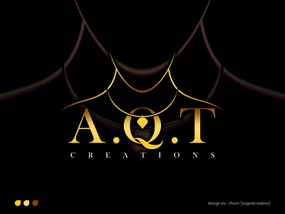 AQT Creations logo design app branding design graphic design illustration logo typography vector