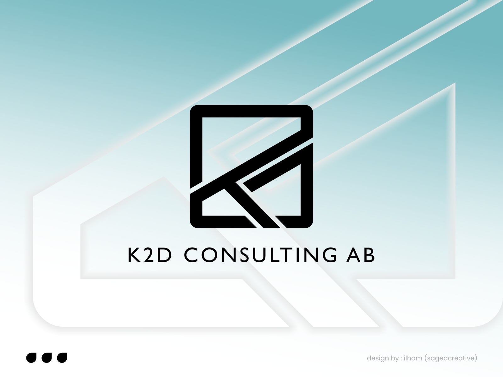 2D Consulting AB logo design by ilham prio budi santoso on Dribbble