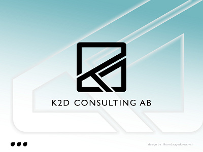 2D Consulting AB logo design app branding design graphic design illustration logo typography vector