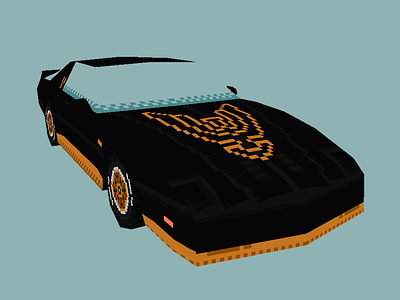 '82 Pontiac Trans Am coupe firebird game lowpoly muscle pontiac trans am unity3d v8