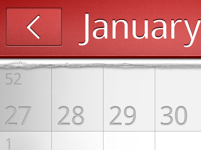 Calendar app concept android app calendar screen