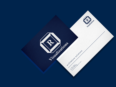 Visit Card for R Visualizations - Architecture brand architecture logo visit card visiting card visual identity