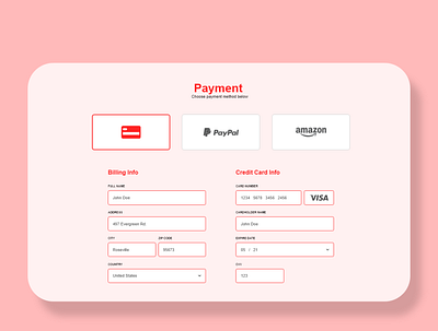 Payment Method Checktou | Web Screen payment payment method uidesign