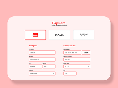 Payment Method Checktou | Web Screen