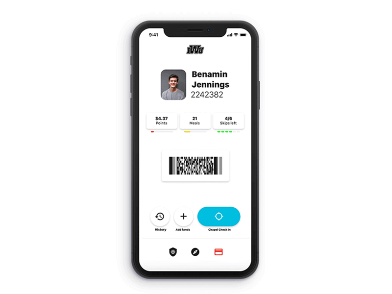 University app concept (Mobile ID)