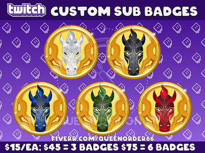 Custom Twitch Sub Badges