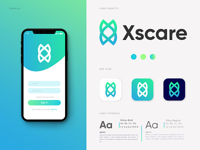 X Lettermark | X Logo | Xscare Design (Unused)