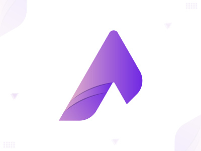 A+Arrow Abstract Logo Mark