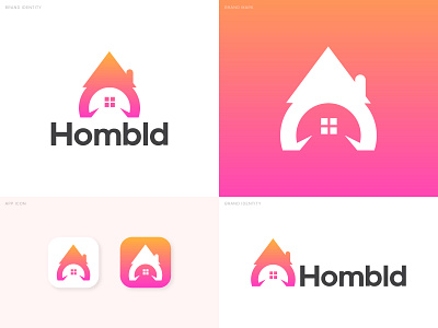 Hombld Real Estate Logo Design