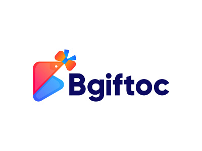 Bgiftoc - (B + Gift + Bird) Logo Concept