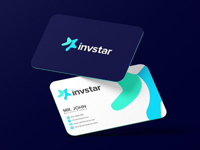 invstar brand business card