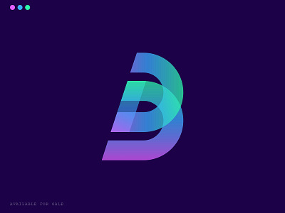 Overlapping B Letter Logo