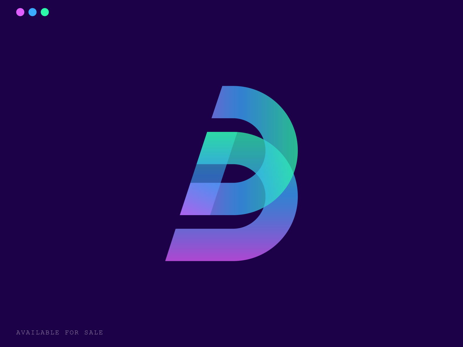 Overlapping B Letter Logo by Firoj Kabir on Dribbble