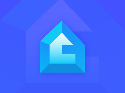 Home and Arrow Abstract Logo (Redesign)