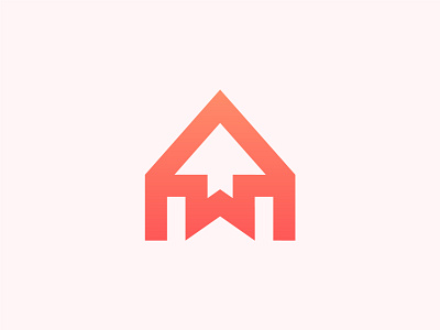 Home + Arrow + W