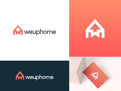 Weuphome - Real Estate Logo Branding arrow with home brand identity branding agency branding and identity creative logo design growth arrow home logo house logo logo logo and branding logo design logo designer minimalist logo modern logo monogram logo real estate real estate agency real estate branding w letter