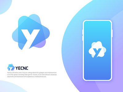 Yecnc modern logo and branding design eCommerce store logo