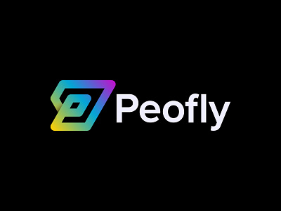 Peofly Logo Design | P and Sent Logo Design