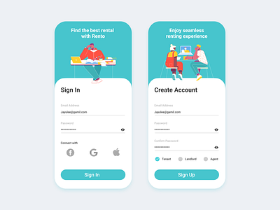 Daily UI #1 - Sign Up daily ui sign up ui ux