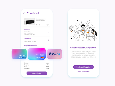 Daily UI #2 - Credit card Checkout checkout creditcard daily ui ux uxui