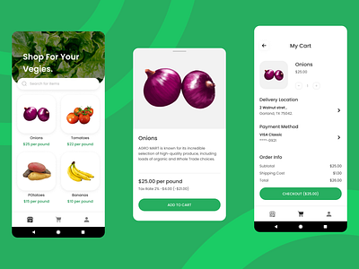 AGRO MART delivery delivery app mobile app mobile design organic ui ux veggies
