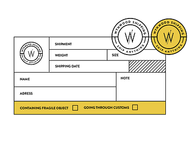 Shipping label