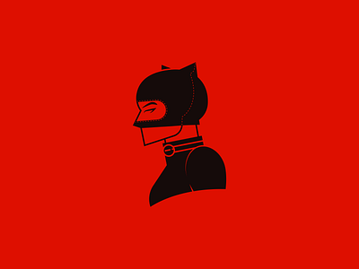 The Catwoman batman design graphic design illustration logo minimal