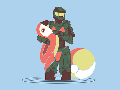 Master Chief at the Beach