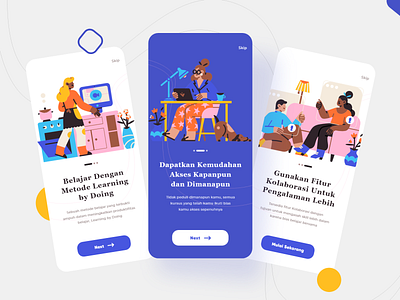 Splash Screen UI Design course app learning typography ui design uiux