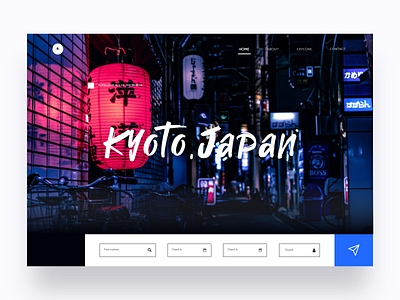 Web Design For Online Ticket Booking japan ticket booking ui uiux webdesign