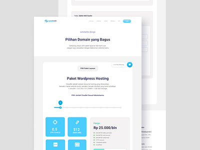 Redesign Order Page - UI/UX Design Internship @RumahWeb by Sahid 