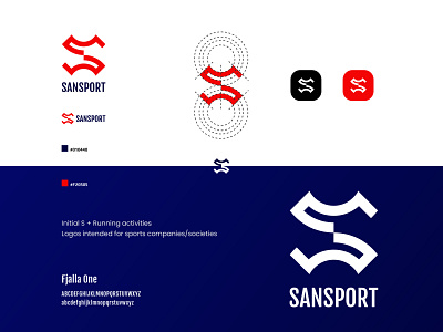 SanSport Logo adobe illustrator brand brand identity branding designer logo logo logovisual