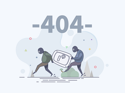 404 illustration ui ux