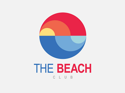 The Beach Club branding color graphic design identity logo mark music rainbow symphony visual identity