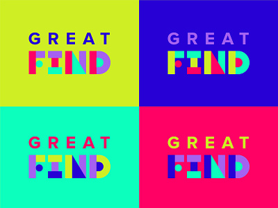 Great Find app branding colors identity layout mobile ui ux website