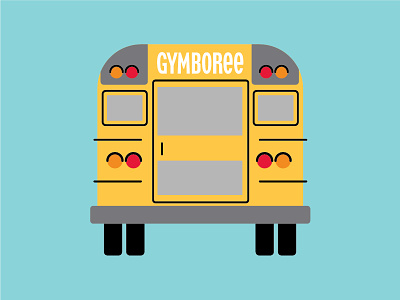 Gymboree's Back to School Illustrations - School Bus back to school bus gymboree illustration school school bus transportation