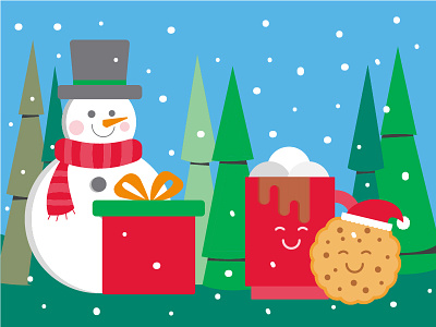 Holiday Snapchat Geofilter for Gymboree christmas coco cookie geofilter gift gymboree holiday snapchat snow snowman trees xmas