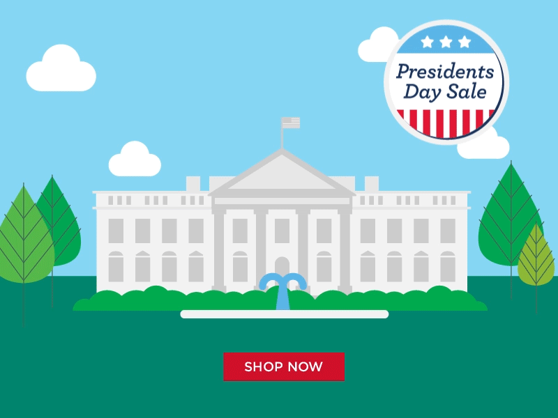 Presidents Day Sale america government gymboree patriotic president presidents day sale shop usa white house