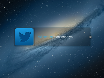 Twitter Notification background logo notification pencil tool twitter type typography vector vectorial window