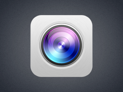 Lens camera colors icon icons lens os radial ui