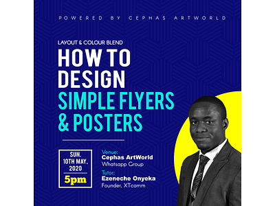 Tutorial Flyer flyer tutorial typeface