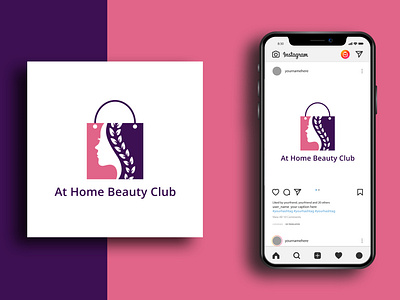 Beauty Club Ecommerce store shopify logo design