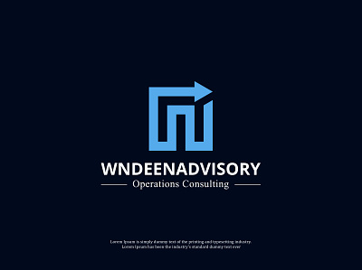 WNDEENADVISORY Consulting Business logo (client work) accounting logo awesome logo business logo company logo consulting logo corporate creative logo credit repair logo financial logo minimalist logo modern logo symbol logo w letter logo