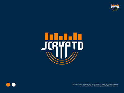 JCRYPTD Music Band Logo Design. artist audio awesome logo business logo concept creative logo graphic design logo melody minimalist logo modern logo music band music logo musical show singer song wordmark