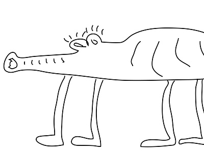 Aardvark aardvark iiiustrator illustration logo vector